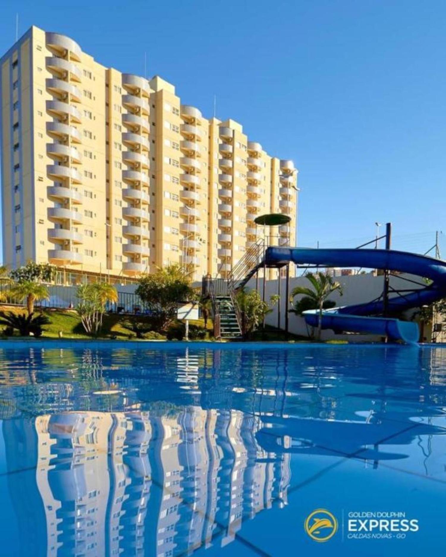 Caldas Novas, Golden Dolphin Grand Hotel, Quarto Sala Cozinha Aconchegante, Ap 361 Zewnętrze zdjęcie